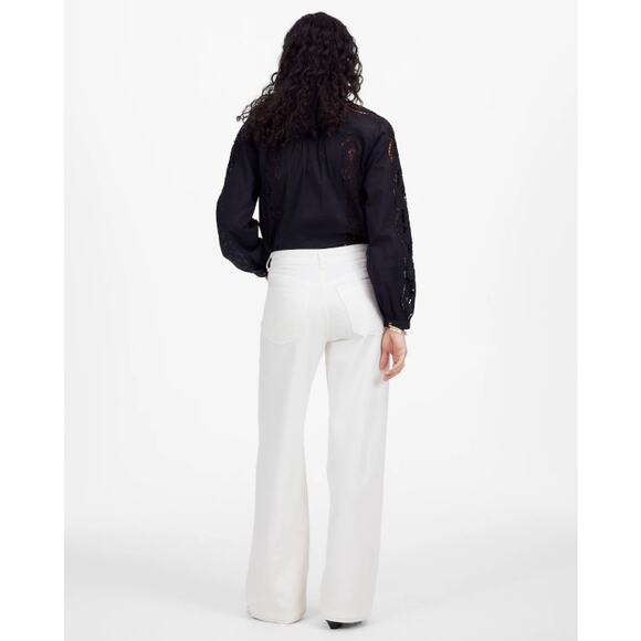 Madewell Low-Slung Baggy Jean Sz 29 Vintage Canvas Airy Denim Edition Drawstring - Picture 4 of 11